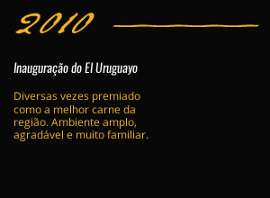 2010 - Inaguração do El Uruguayo